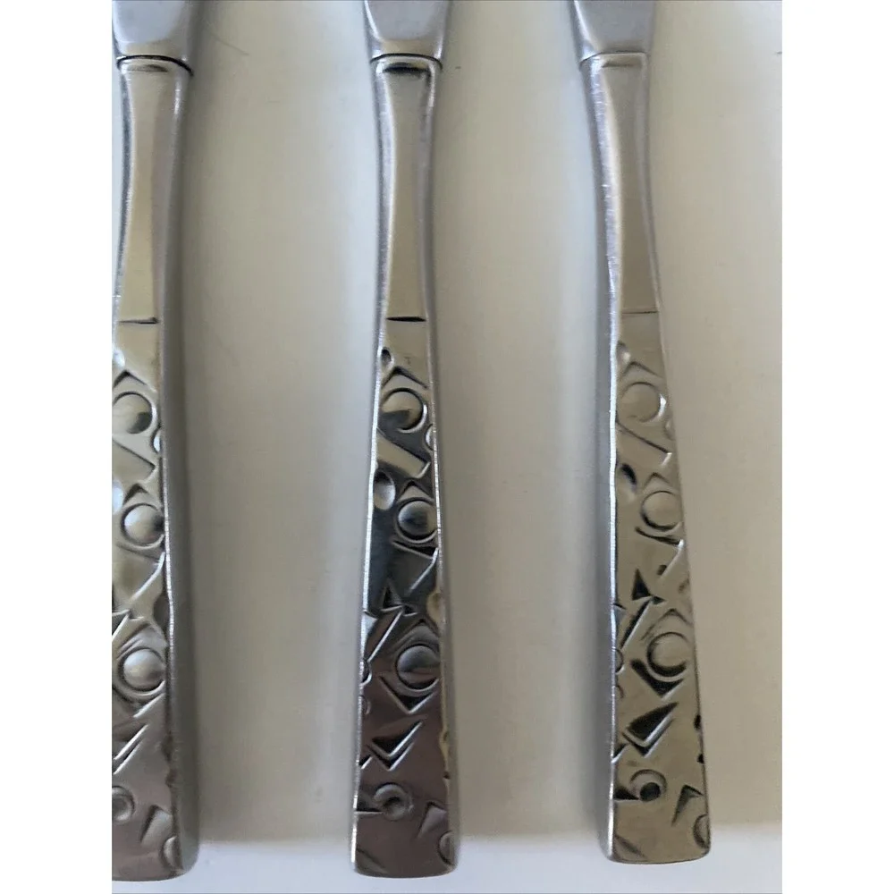 5 Dinner Knives Hollow 1847 Rogers IS International NAVAHO Stainless 8 7/8